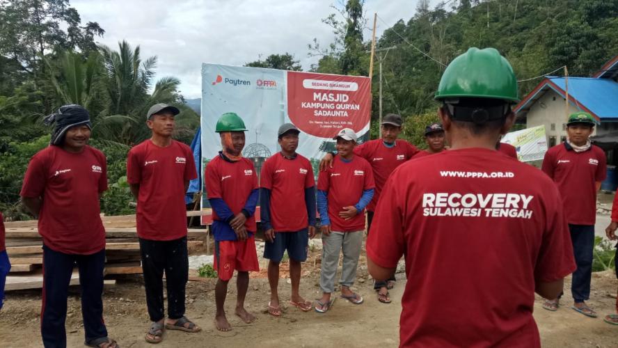 Pembangunan Masjid Daarul Qur'an di Sulawesi Tengah